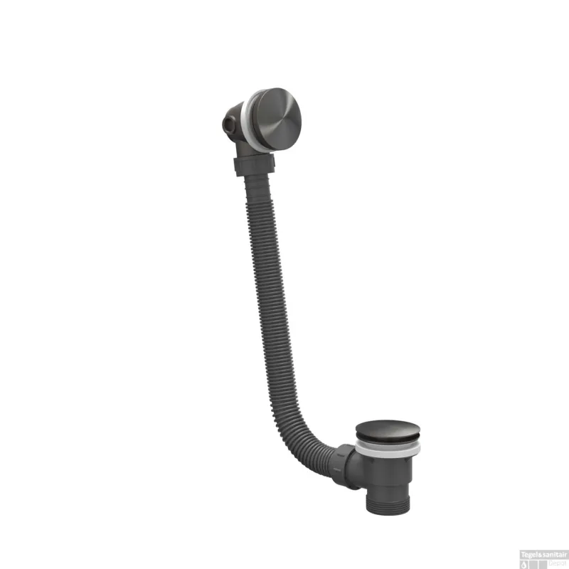 Badoverloop Vulcombinatie IVY RVS316 Geborsteld Carbon Black PVD Superprijs