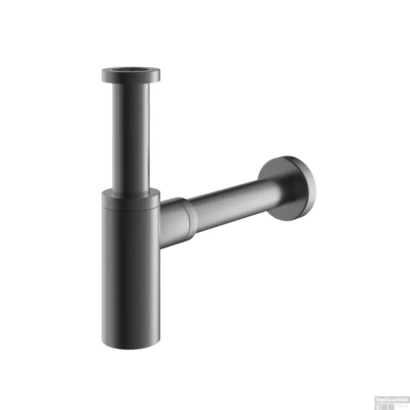 Beperkte Voorraad Sifon Hotbath Archie Rond Geborsteld Gunmetal PVD
