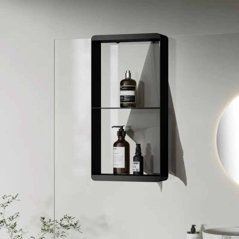 Hangend Doucherek Best Design Soap 50x25x9 cm Mat Zwart Gratis Retour
