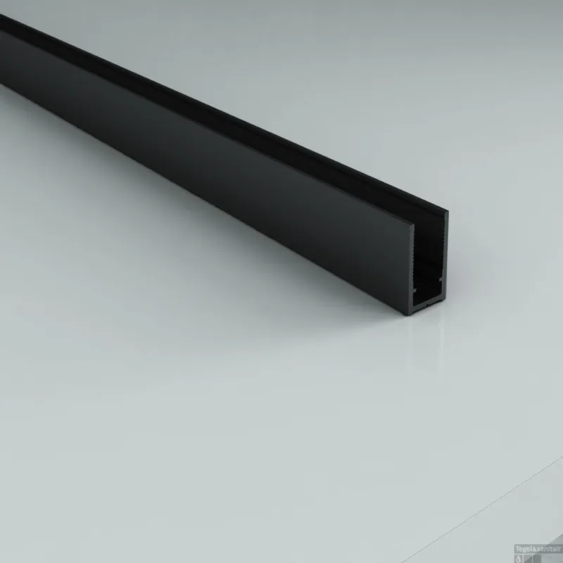 Muurprofiel BWS Antonia Voor Douchewand Mat Zwart Speciale Aanbieding