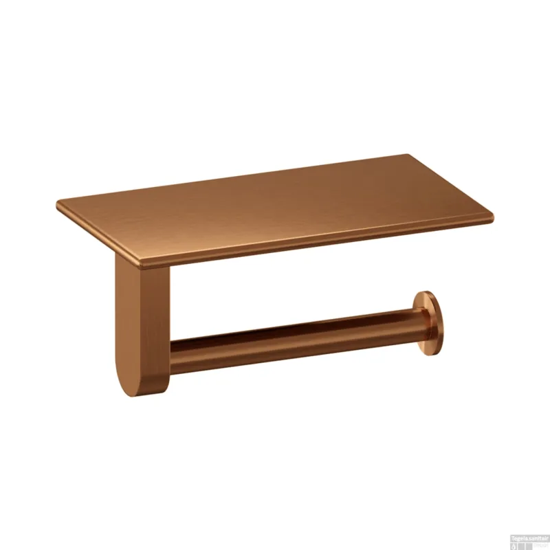 Toiletrolhouder Brauer Copper Edition Met Planchet Koper Geborsteld PVD Koop Online