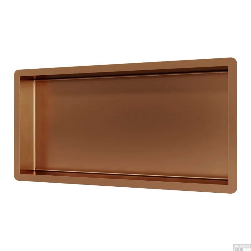Hete Deal Inbouwnis Brauer Box Met Flens 30x60cm Roestvrijstaal Koper