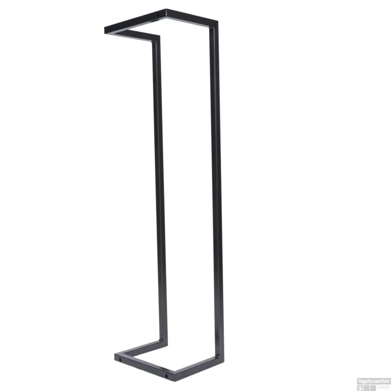 BWS Handdoekenrek Industrieel 95x25x20cm Staal Gunmetal Shop Nu