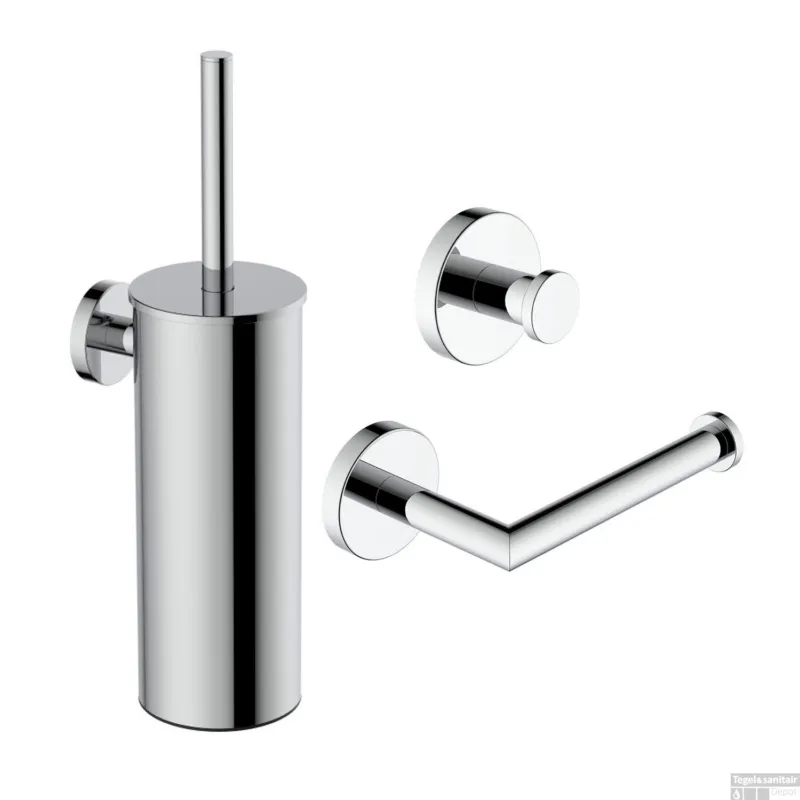 Hete Deal Toilet Accessoires Set Wiesbaden Alonzo Chroom