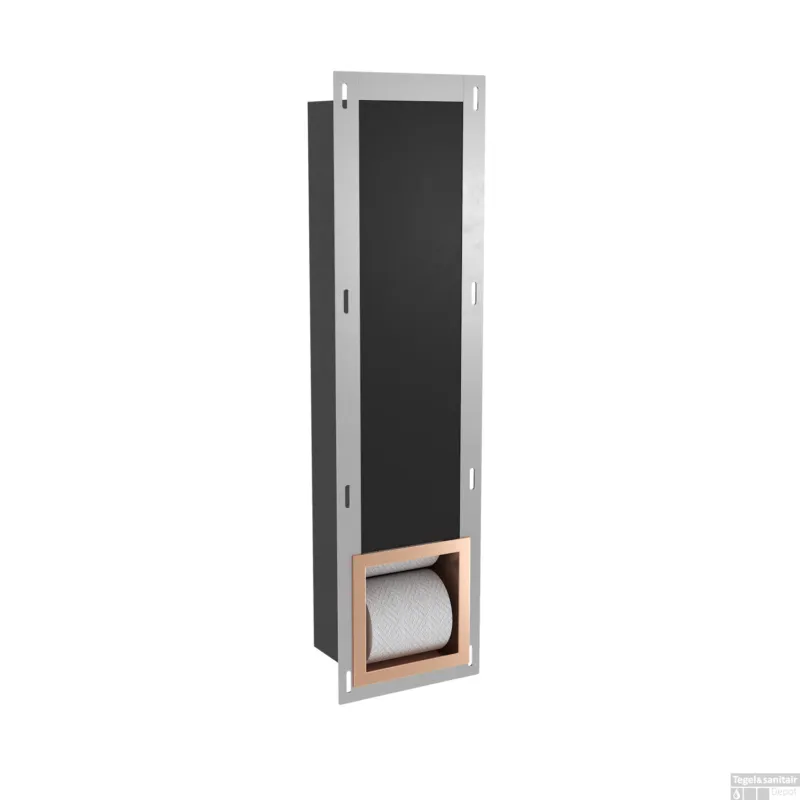 Reserve Toiletrolhouder Inbouw BWS Geborsteld Koper/Brons Torelaat Koopje