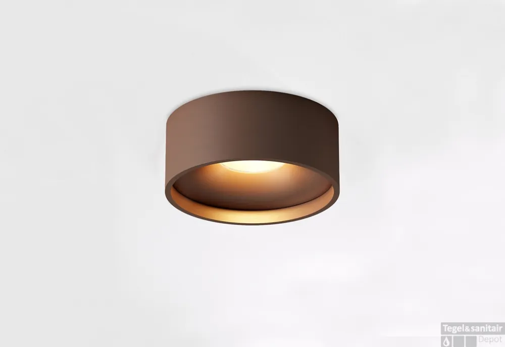 Bestseller Opbouwspot Oran 12x5 cm 2700K Geborsteld Brons