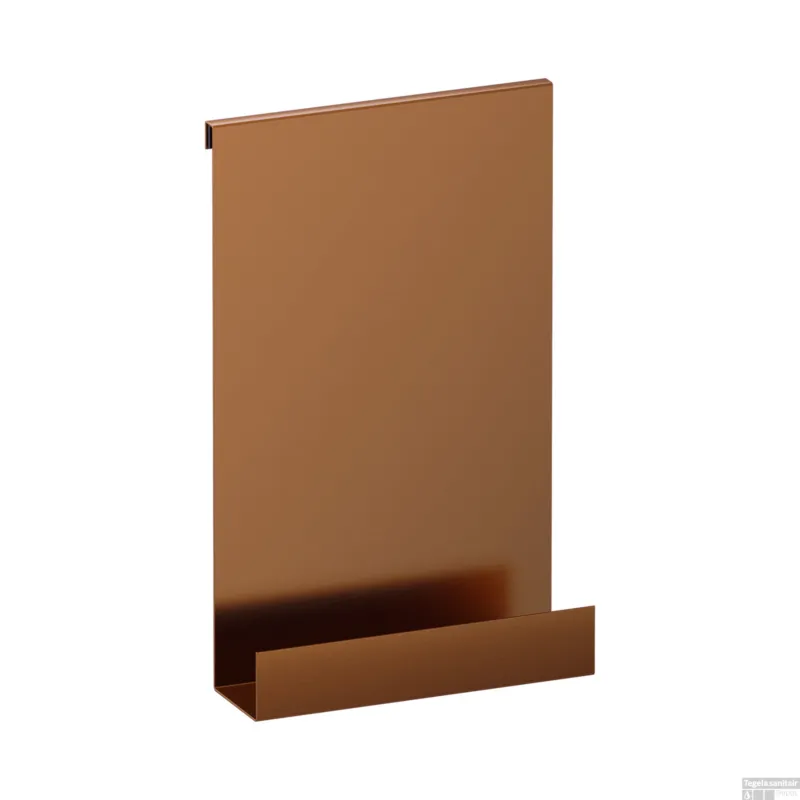Doucherek Brauer Copper Edition Hangend met Glasklem Koper Geborsteld PVD Korting