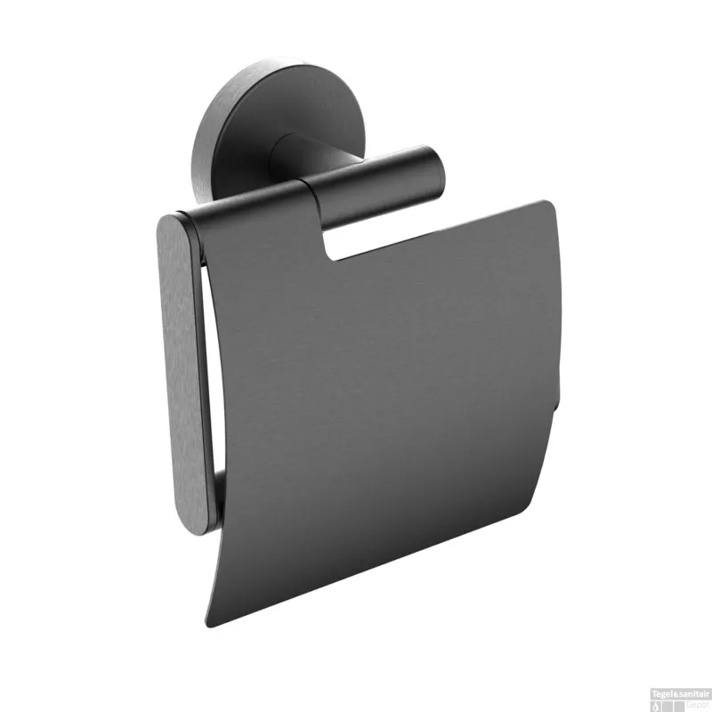 Nieuw Toiletrolhouder Wiesbaden Alonzo Met Klep Gunmetal