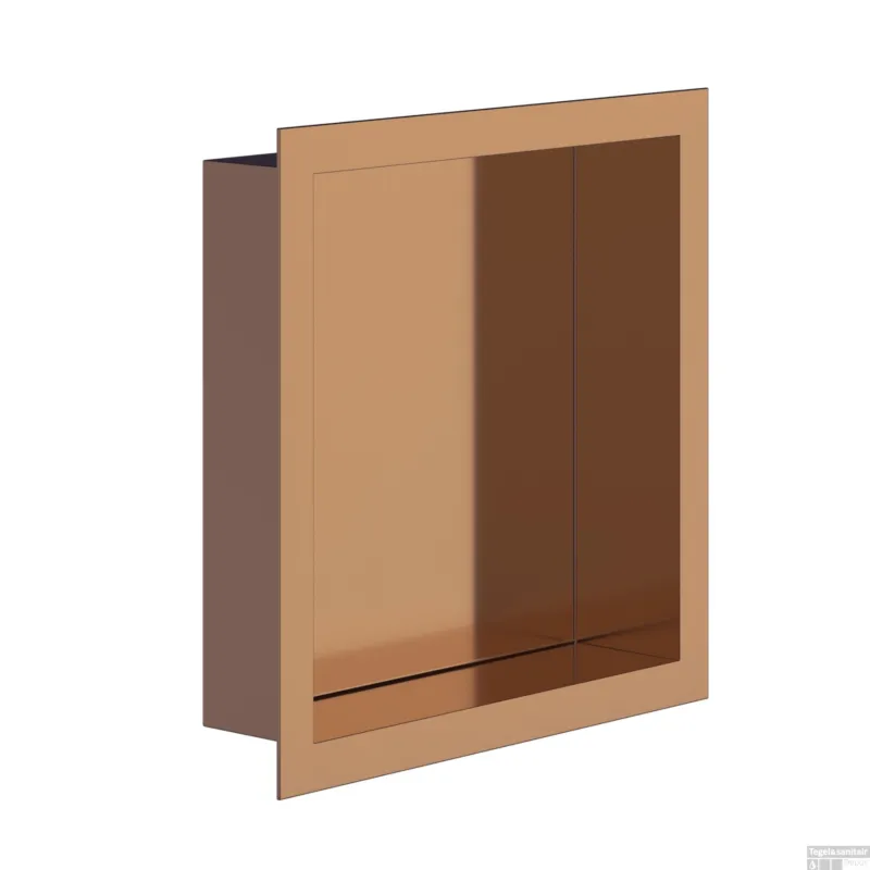 Nieuw Inbouwnis BWS Colorato 30x30x7 cm Geborsteld Koper