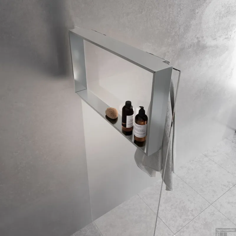 Aanbieding Planchet Novellini Kuadra voor Douchewand 40x60x12 cm Chroom