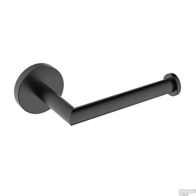 Weekendaanbieding Toiletrolhouder Wiesbaden Alonzo Met Vaste Arm Mat Zwart
