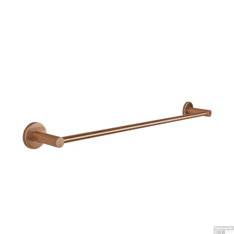 Premium Handdoekhouder BWS Colorato 55 Cm Geborsteld Koper