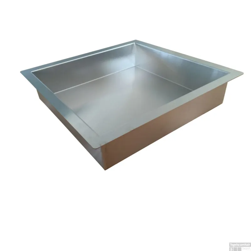 Wiesbaden Inbouwnis Exellence 30x30x7cm RVS Rechtstreeks Van De Fabrikant
