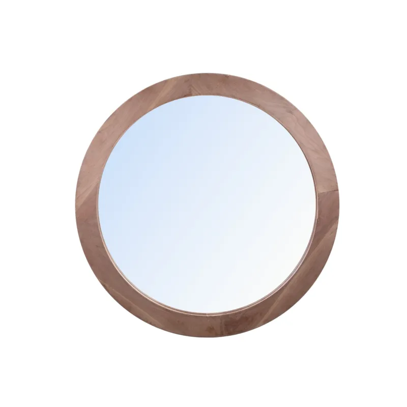 Channel Natural Firwood Veneer Mirror Thick L 100x11x100cm PTMD Fabrieksprijs