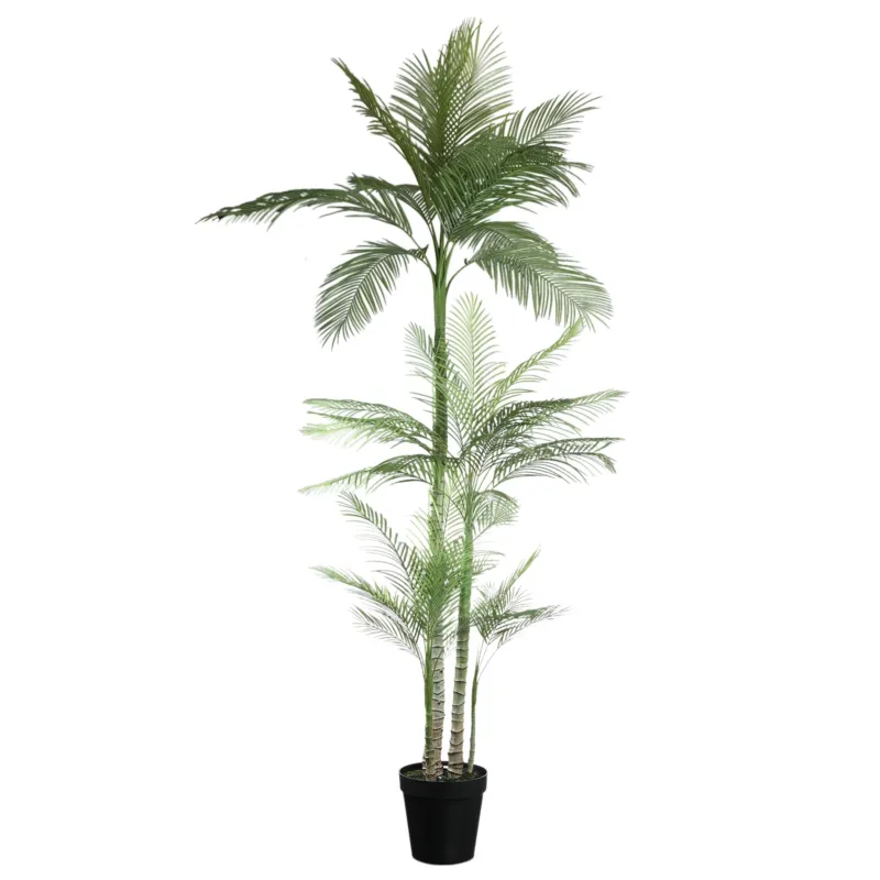 Tree Green Palm Tree In Black Pot 160x160.x248cm PTMD Tijdelijk Beschikbaar