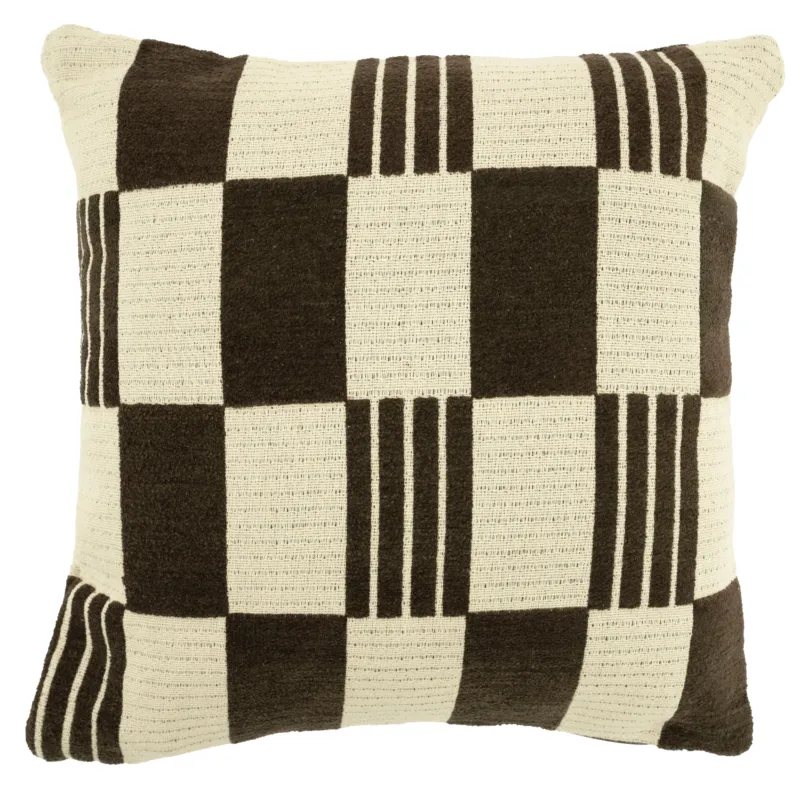 Nu Kopen Kussen Twist - Bruin - 45x45 cm