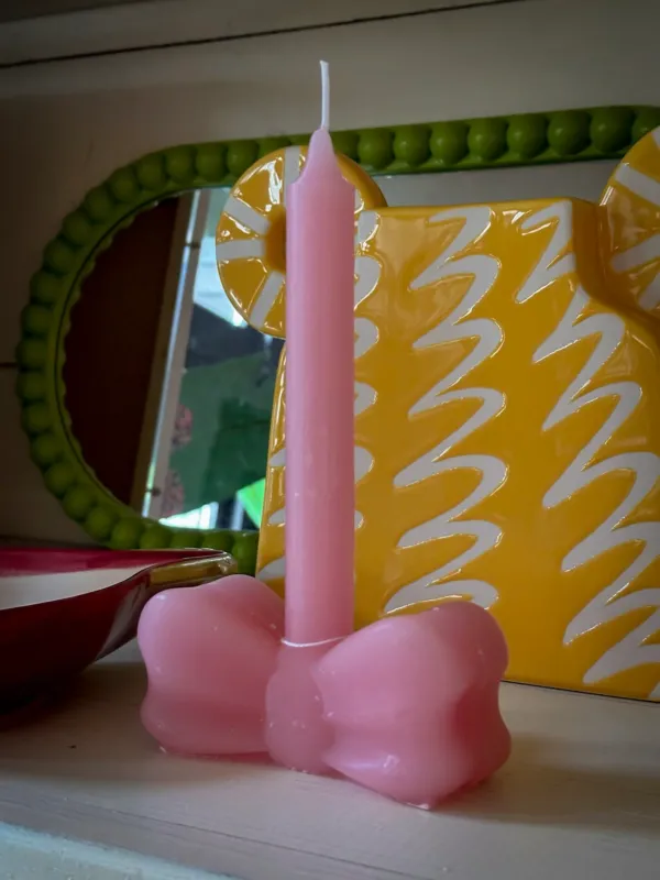 Voordeelprijs Strik kaars roze