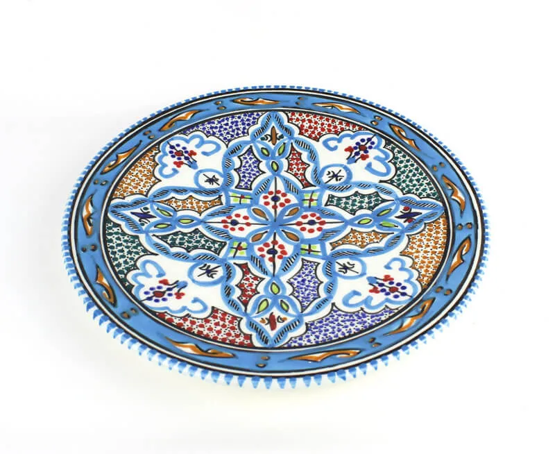 Tunesisch Servies – Handgemaakt Kleurrijk XL Bord 30cm Premium