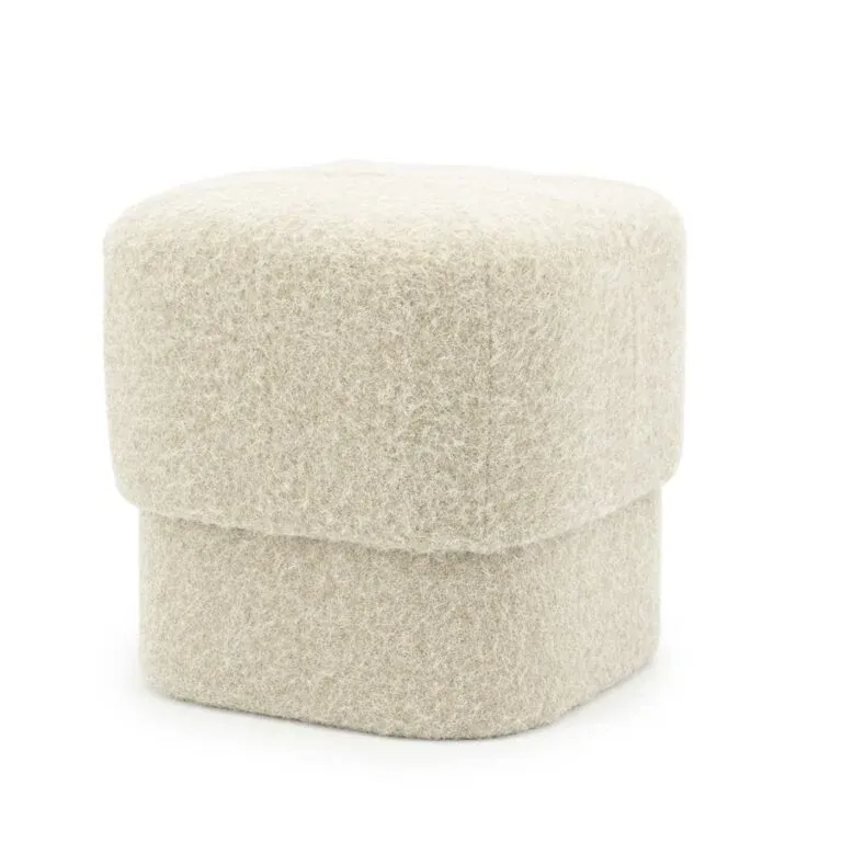 Kelso Poef taupe 40cm Op = Op