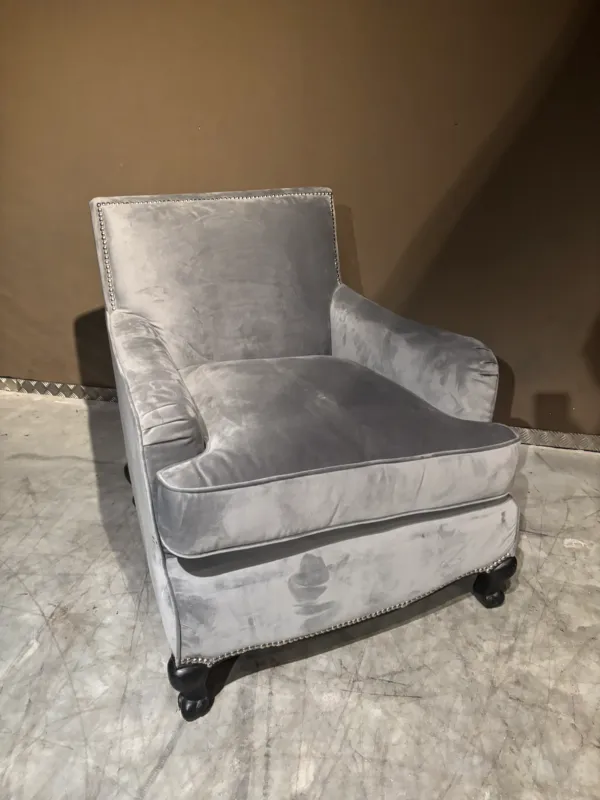 Nieuwe Velvet Fauteuil Orgineel Timothy Oulton Gelabeld Uitverkoop