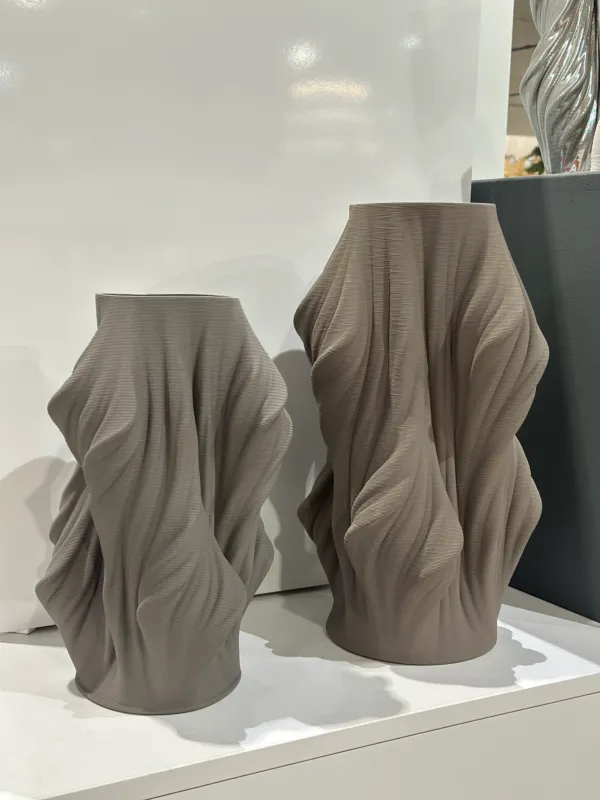 Bloemenvaas twist taupe Koop Online