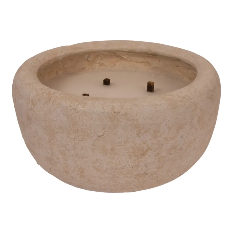 Beperkt Aanbod Gabor Brown Cement Outdoor Candle XL
