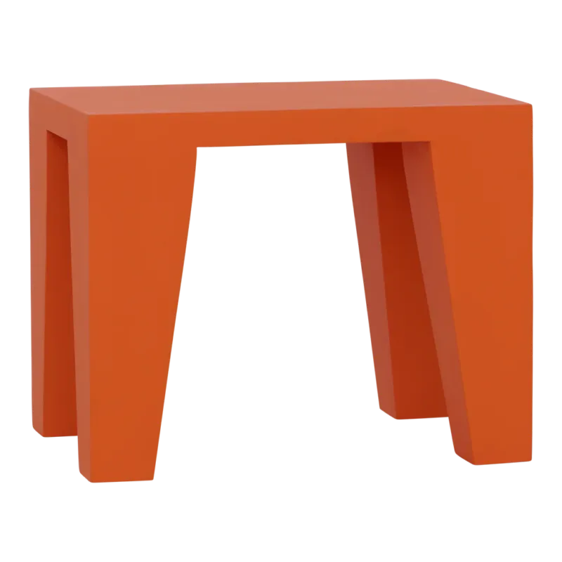 Betrouwbaar Side table Leon, flame