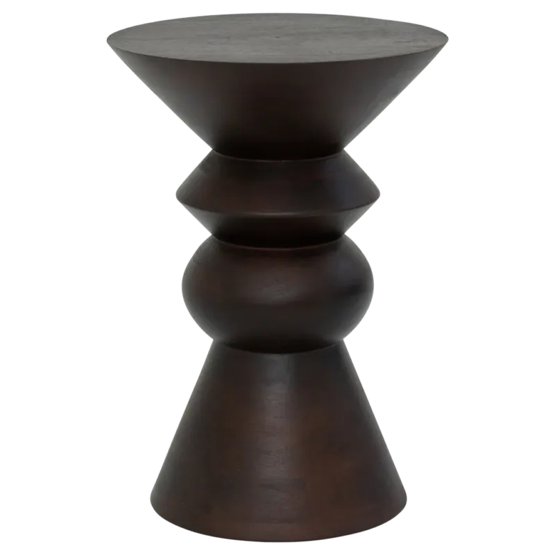 Side table Luova, walnut Korting