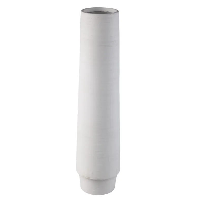 Zonna White Matt Ceramic High Vase L Tijdelijk Beschikbaar