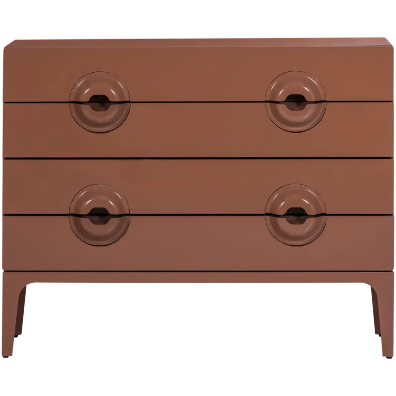 WOOOD ladekast/commode Merge - Hout - Oud Roze - Superprijs