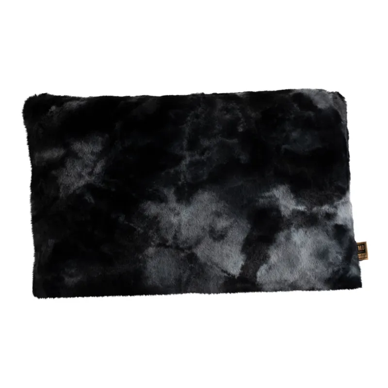 Lage Kosten Linde Black Faux Fur Cushion Rectangle