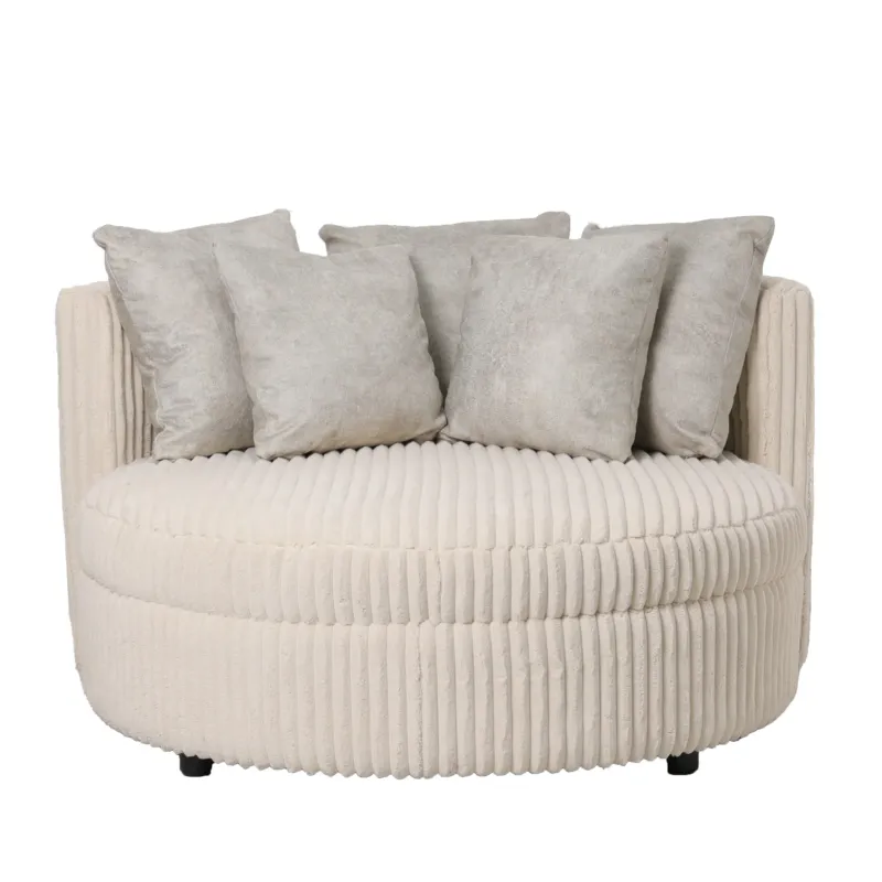 Fayen Taupe Fauteuil Ambience 2 Cream 5 Pillows Direct Verzonden