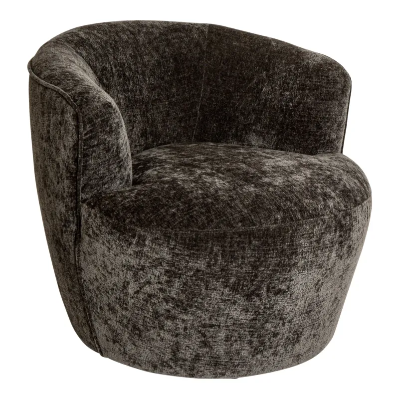 Exclusieve Aanbieding Grasa Anthracite Fiore Fabric Fauteuil