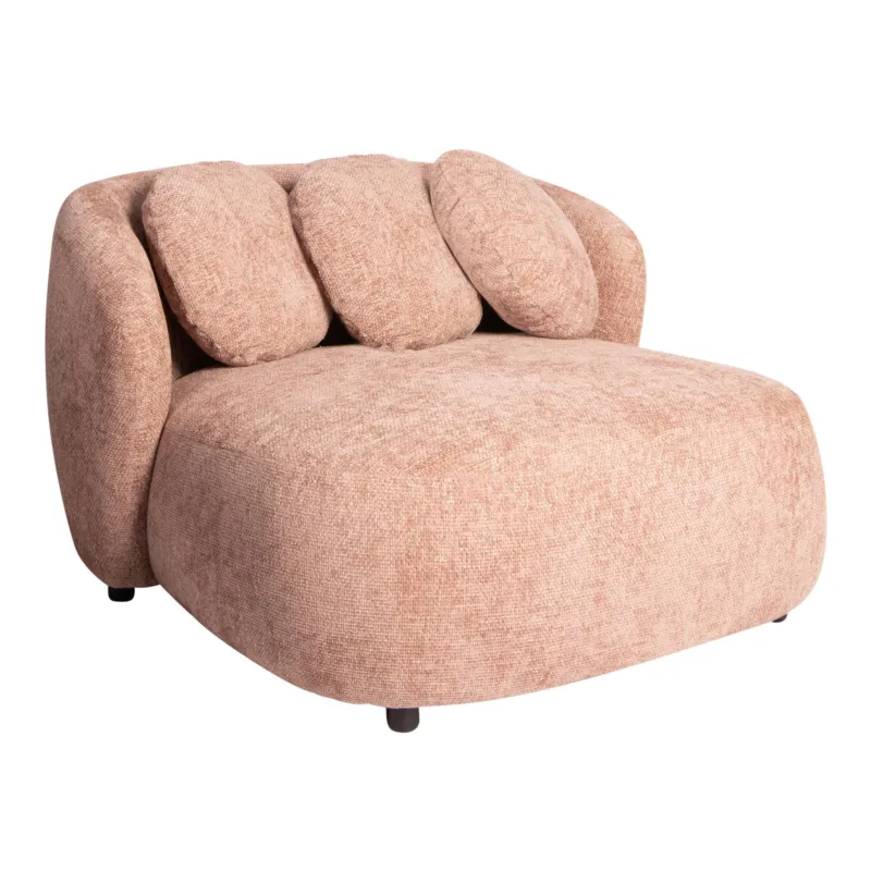 Aphrodite Pink Loveseat Legacy 14 Flamingo Fabric Koopje