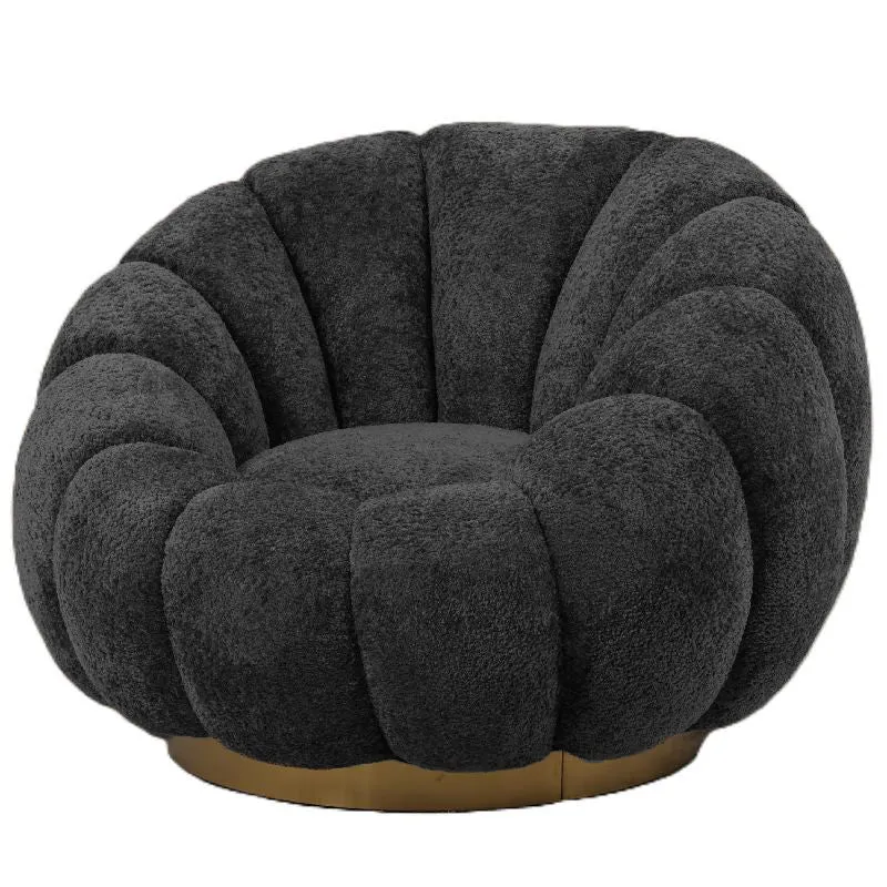 Shop Nu Daisy Fauteuil Anthracite Euphoria 21 Gold Base