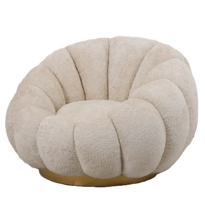 Daisy Fauteuil Cream Euphoria 2 Gold Base Gereduceerde Prijs