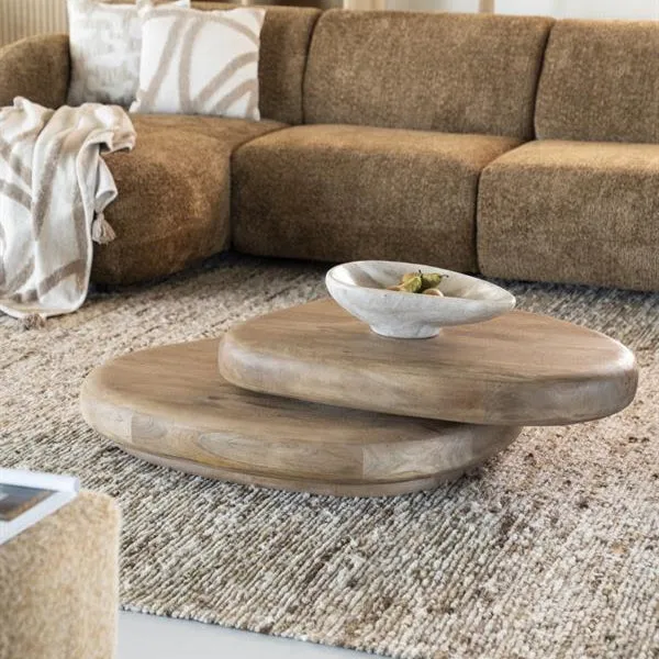 Salontafel Kabo | Licht Bruin Mangohout Hete Deal