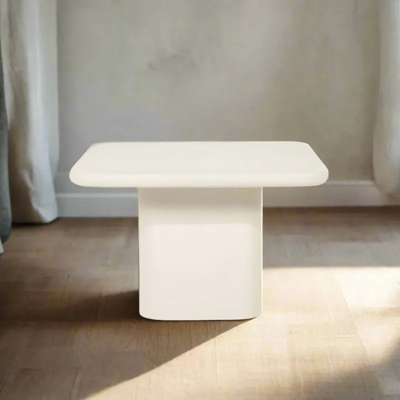 Bijzettafel Jett | Beige Cement & MDF Betrouwbaar