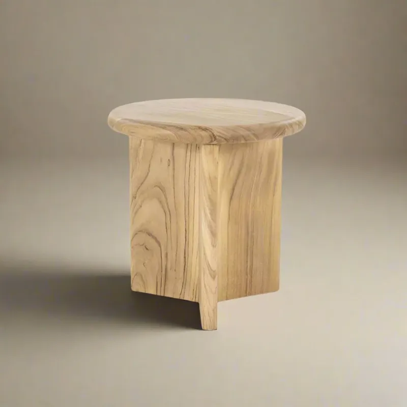 Fabrieksprijs Bijzettafel Leoti | Naturel Acaciahout