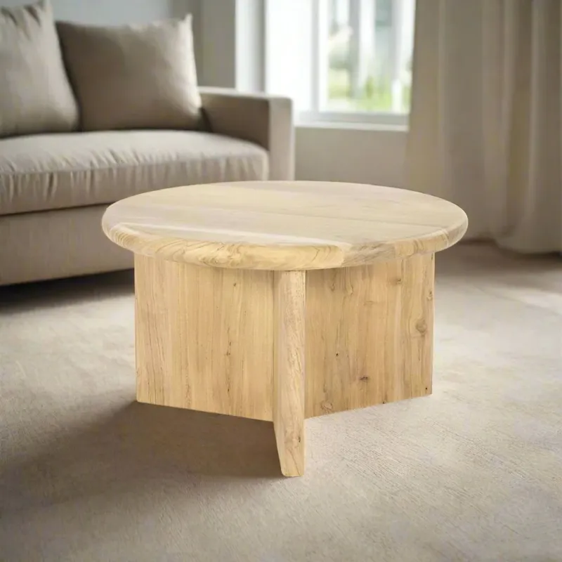 Koop Online Salontafel Leoti | Naturel Acaciahout