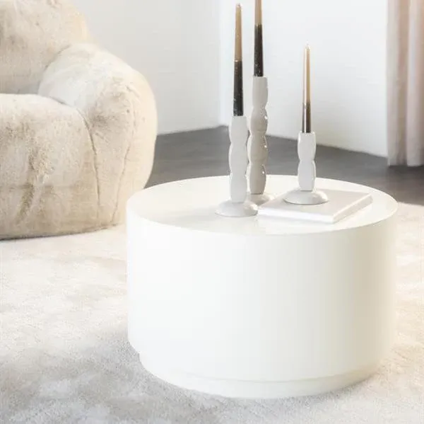 Salontafel Mesita | Beige Metaal Rechtstreeks Van De Fabrikant
