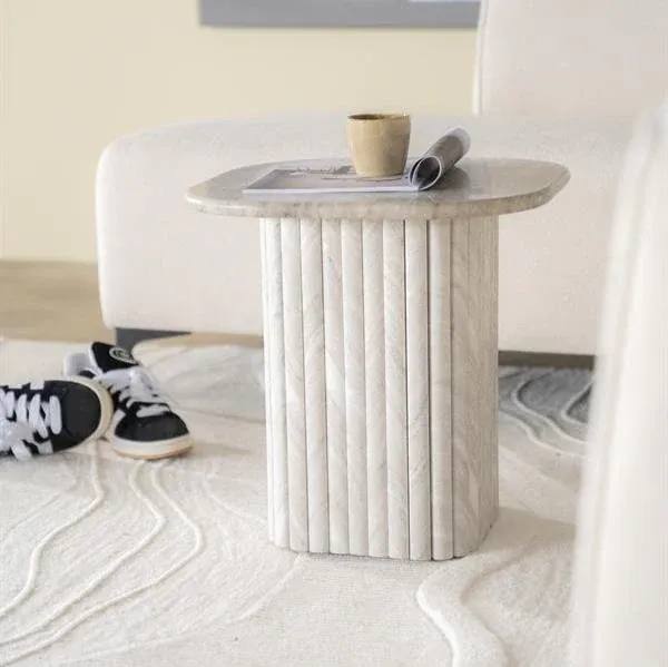 Koop Online Bijzettafel Dorique | Bruin Marmer