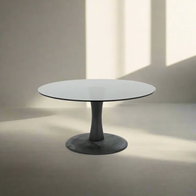 Bestseller Salontafel Boogie | Zwart Glas