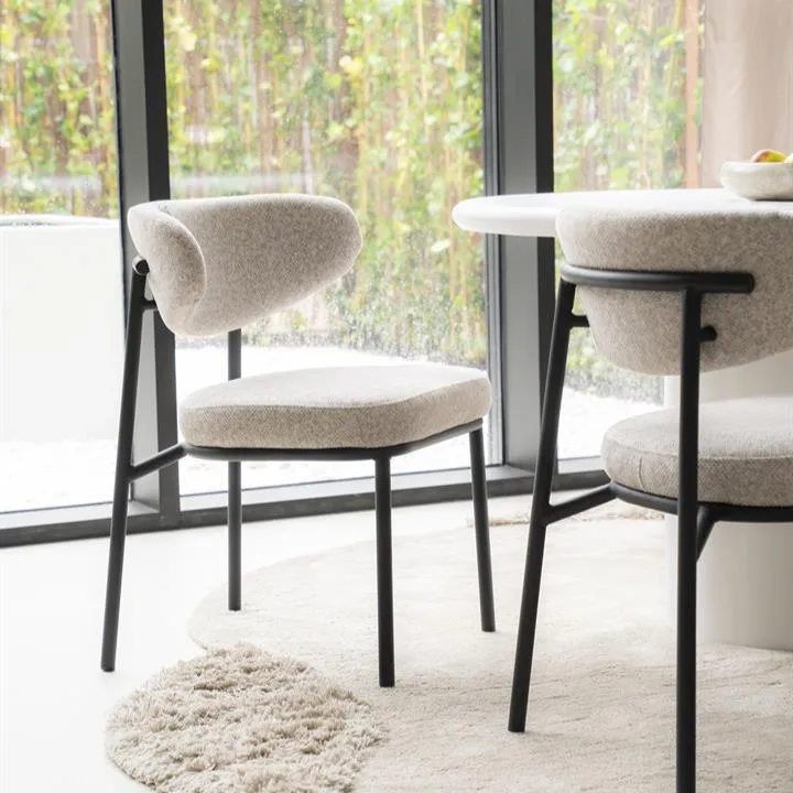 Eetkamerstoel Jari | Beige Stof Premium