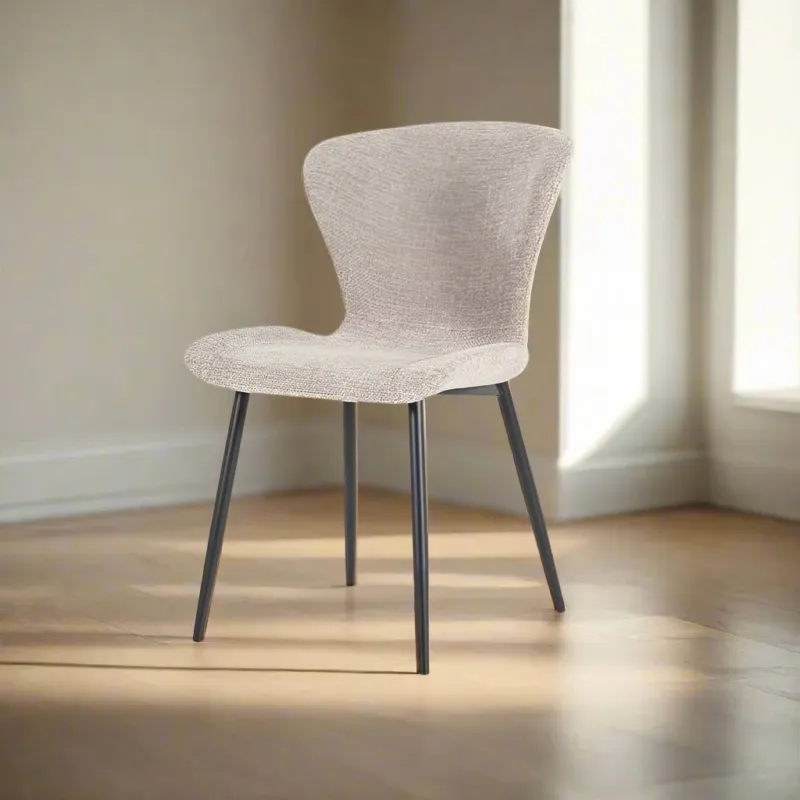 Eetkamerstoel Spinner | Taupe Polyester Beste Prijs