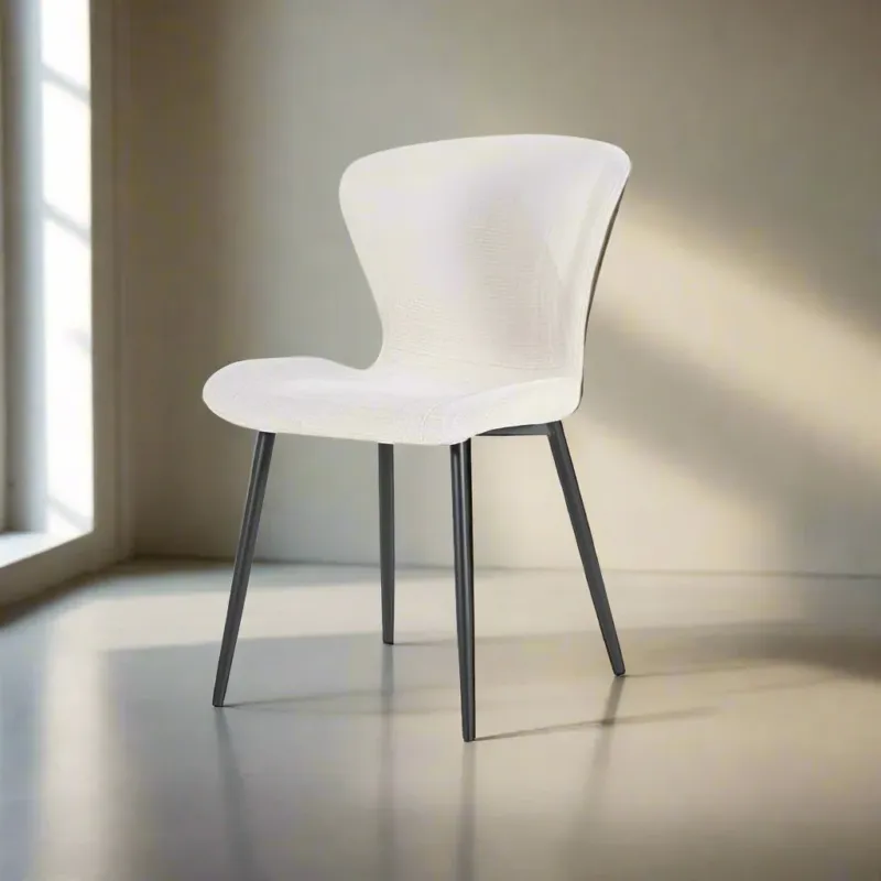 Eetkamerstoel Spinner | Beige Polyester Uitverkoop