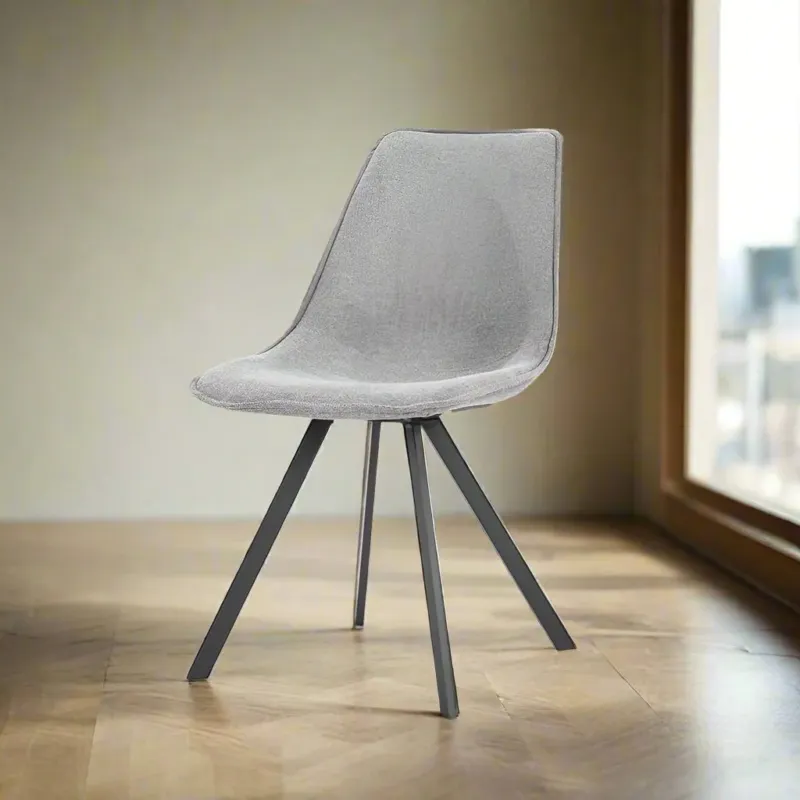 Express Levering Eetkamerstoel Boy | Grijs Stof