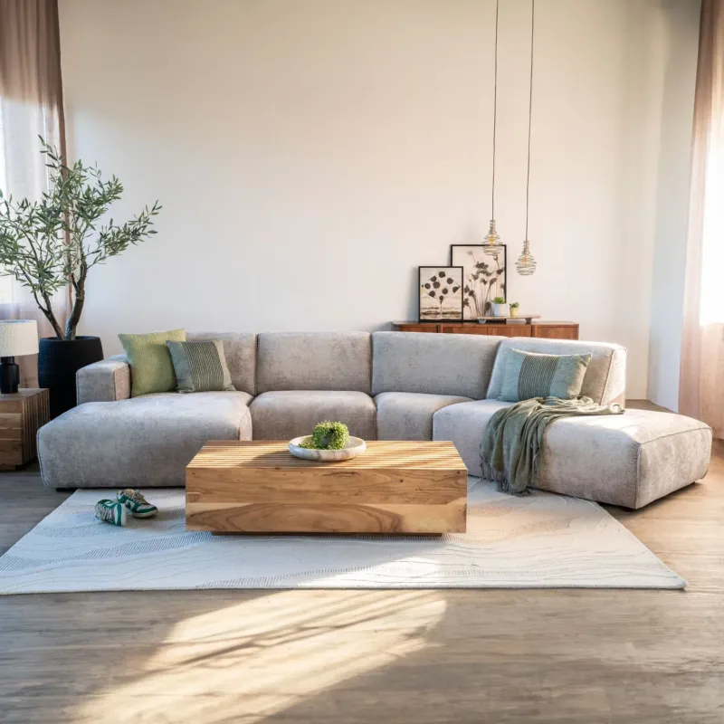 SEVN Loungebank Elise kleur beige Shop Nu