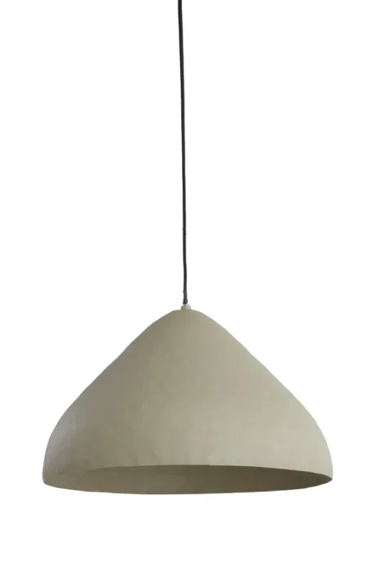 Light & Living Hanglamp Elimo Mat Lichtgrijs Ø40cm Meest Verkocht