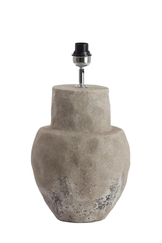 Laatste Kans Light & Living Lampvoet Lezama Ruw Vintage Grijs Groot